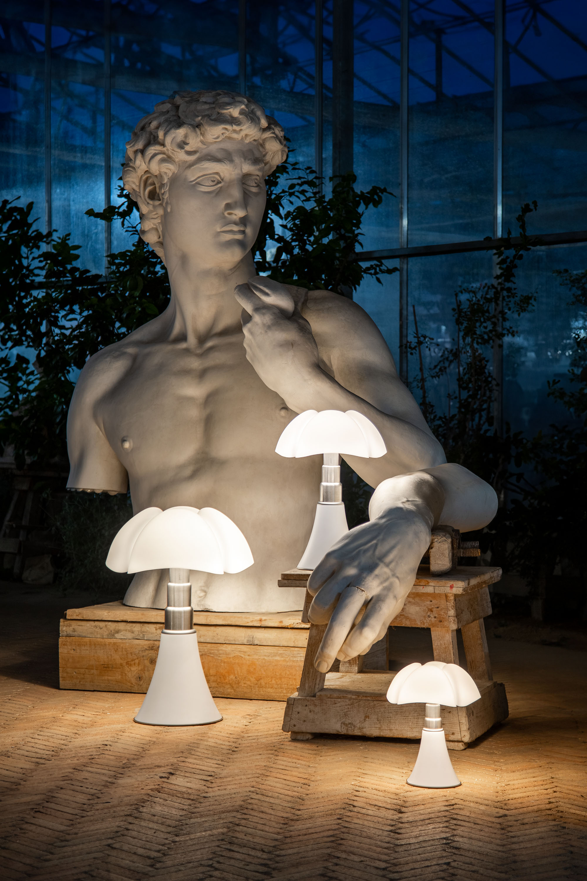 Pipistrello White Matt - Iconic lamp in a new matt white finish